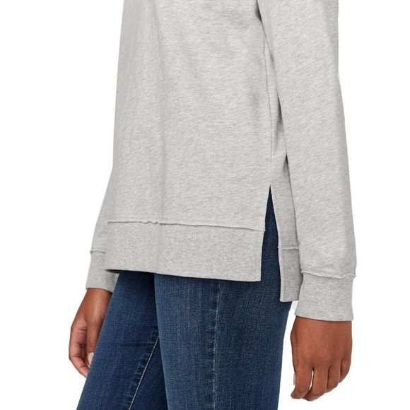 - NWT Women's Crewneck Pullover Buffalo Gray - Picture 3 of 4